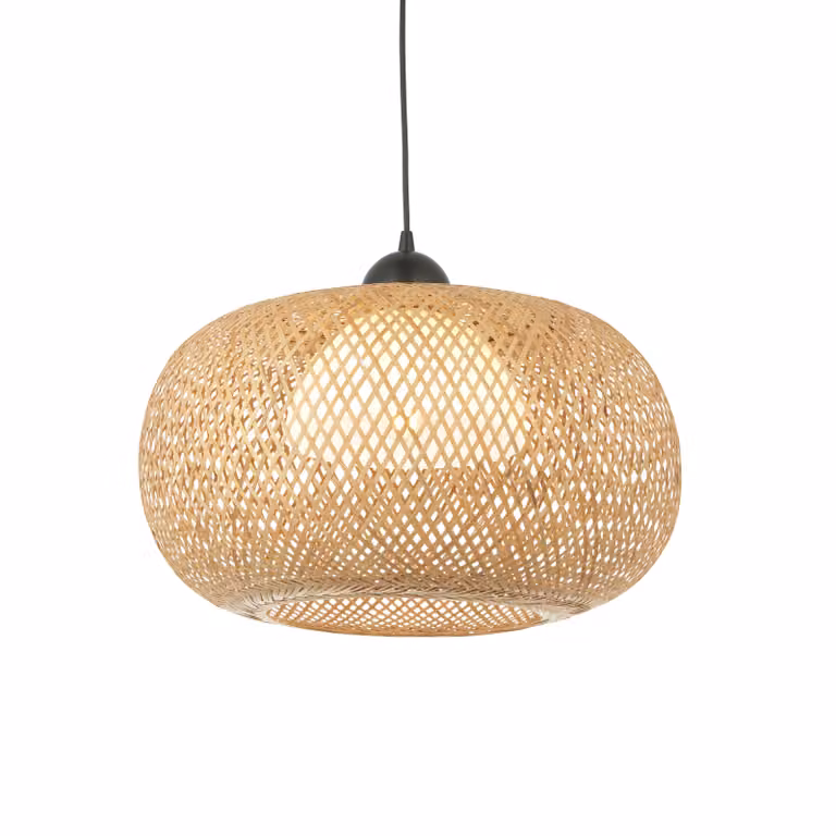 Lampada a sospensione Bali | 1 lampadina | 10 W E27 | Rattan/metallo