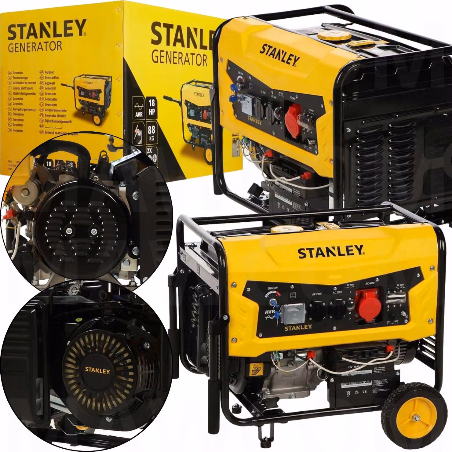Gruppo elettrogeno Stanley SG7500, 7,5 kW, a benzina