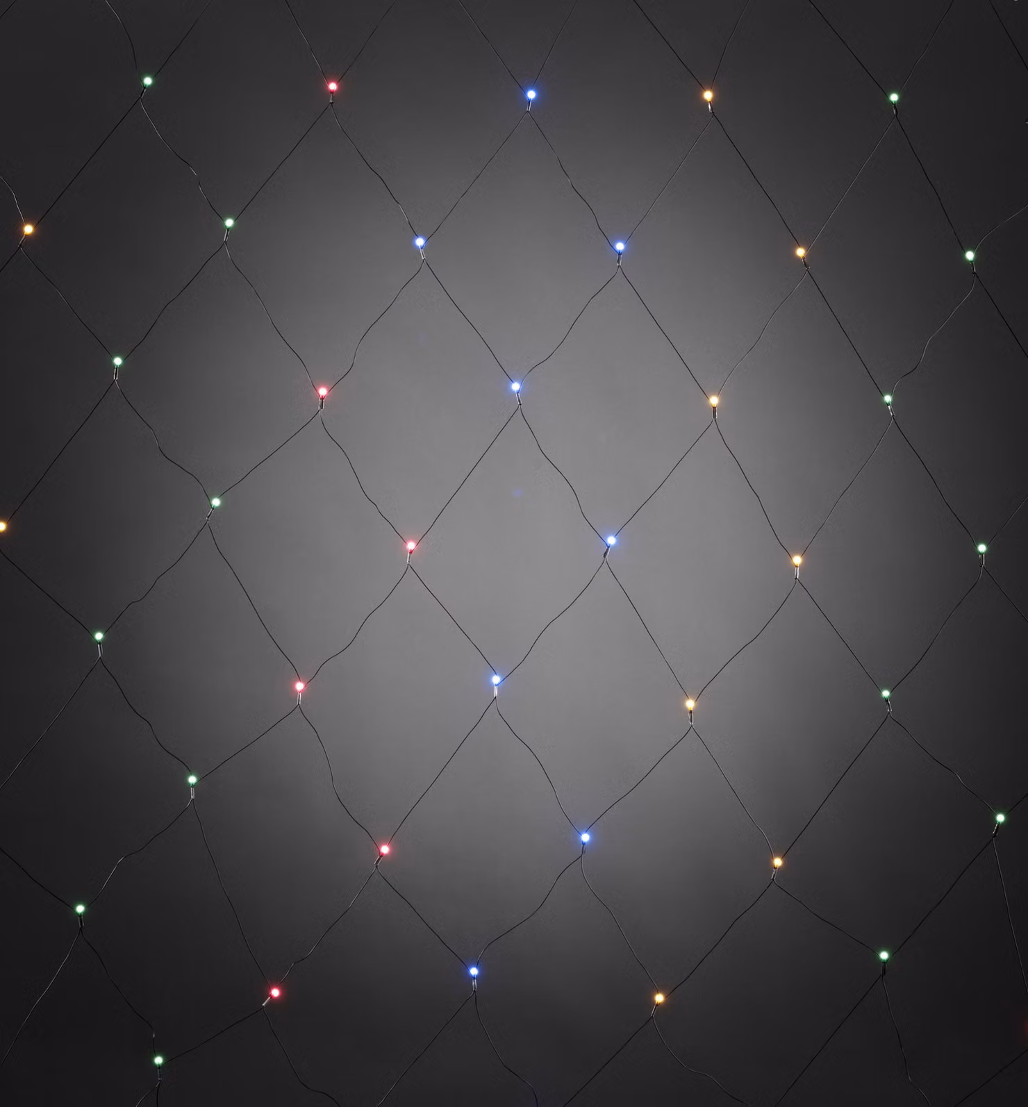 Konstsmide - Catena luminosa a LED, con palline colorate, 80 LED colorati, trasformatore da esterno da 24 V, cavo nero; 3679-507