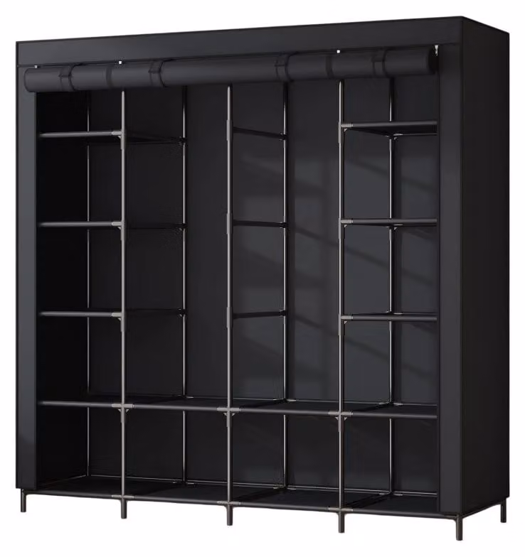 Grande armadio tessile Massido MS-804 nero