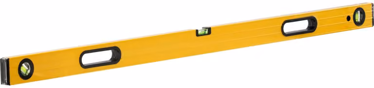Livella a bolla da 120 cm con 3 bolle e impugnatura
