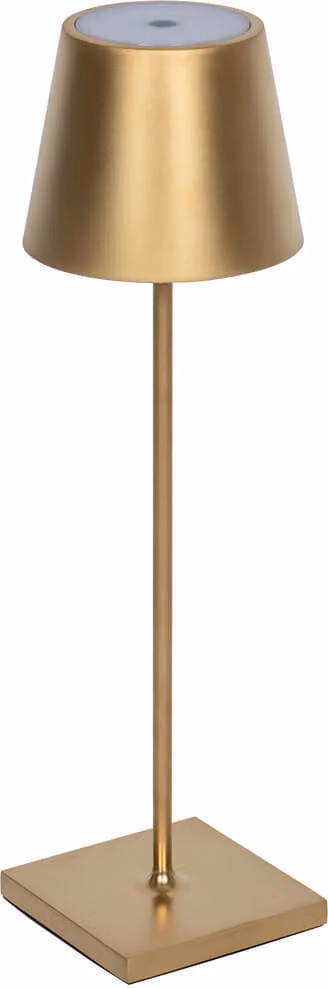 Sigor lampada da tavolo ricaricabile NUINDIE 380mm color oro