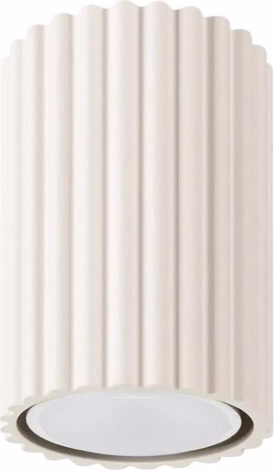 Lampada da soffitto KARBON 10 beige 1xGU10 10W alluminio 10x6.5x6.5cm Sollux Lighting
