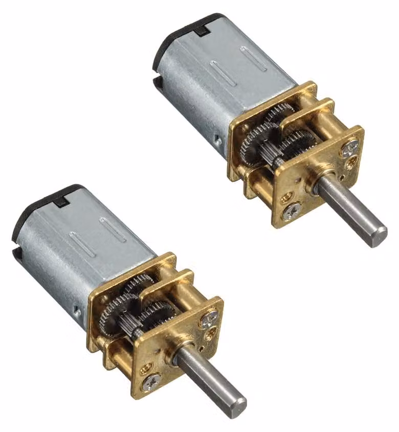 Confezione da 2 motori elettrici DC da 3V, 35 RPM, mini motori con riduttore metallico, modello GA12-N20