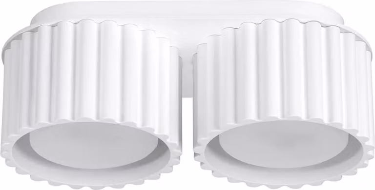 Lampada da soffitto AURA 2 bianco Gx53 2xGx53 10W alluminio 8x10x21cm Sollux Lighting