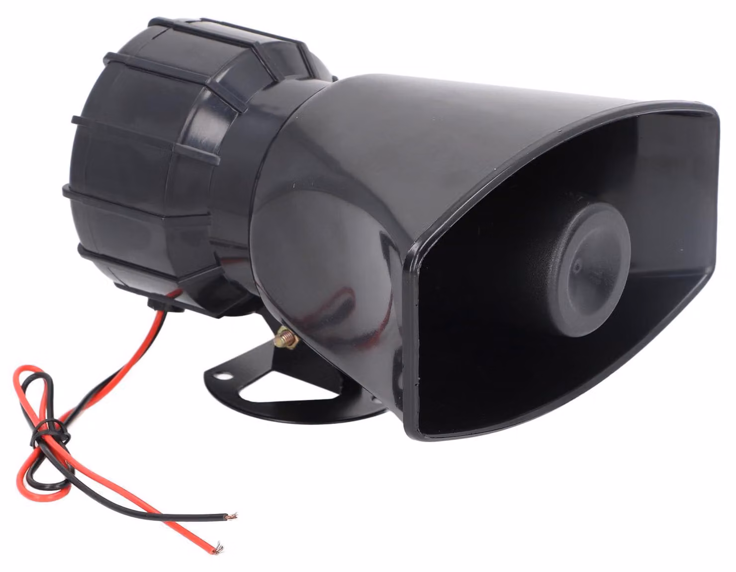 Sirena di allarme da 130 dB, 60 W, 12 V, con doppia suoneria, adatta per interni ed esterni
