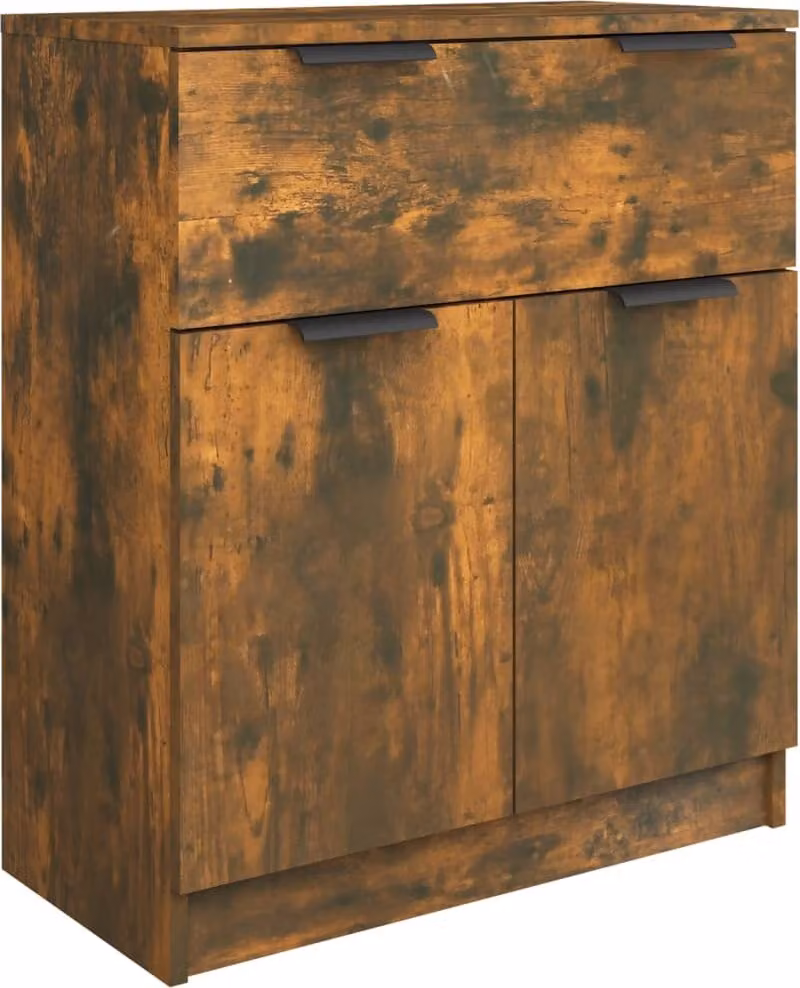 Credenza Rovere Fumo 60x30x70 cm in Legno tecnico