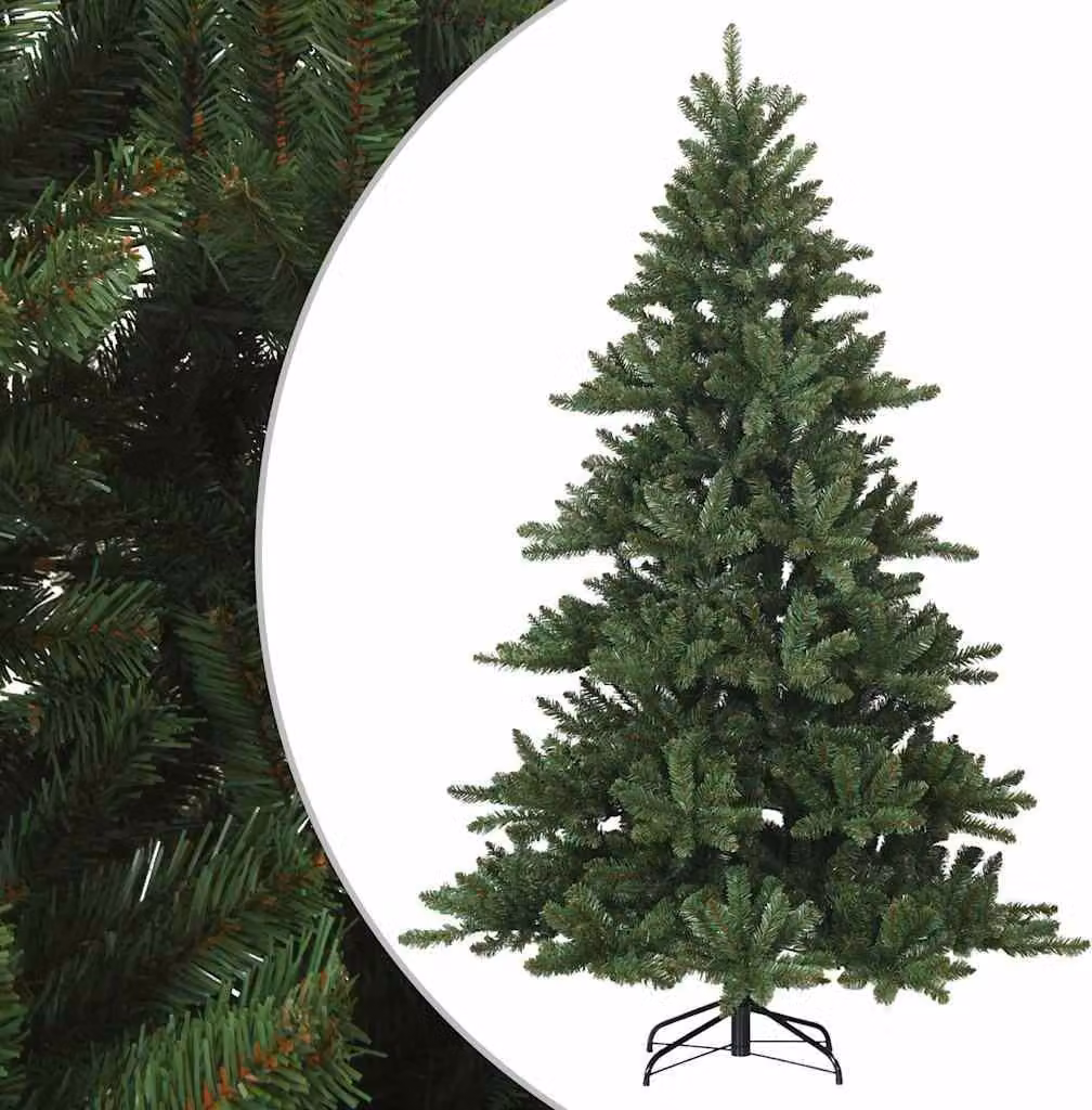 Albero di Natale Artificiale con Rami Pieghevoli Verde 240 cm