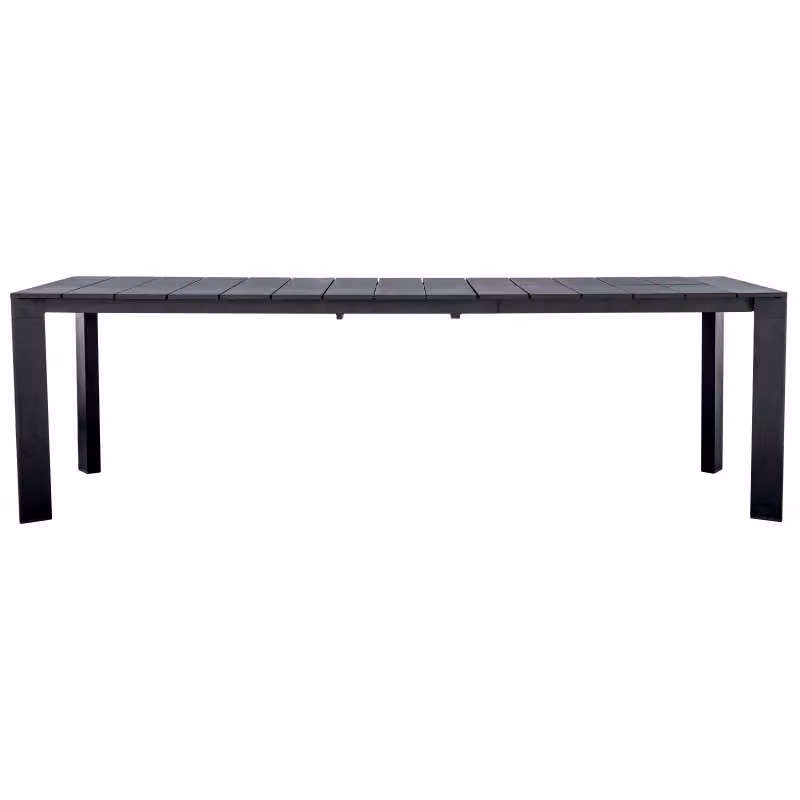 Tavolo allungabile Anzio Moia in metallo antracite, L: 165-250 cm x P: 90 cm – 2