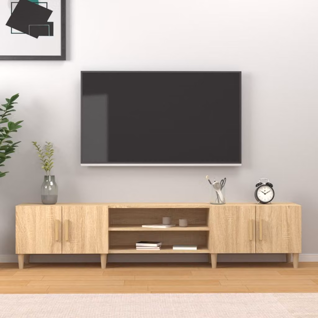 Mobile TV vidaXL in Rovere Sonoma Marrone, L 180 cm x P 31,5 cm x H 40 cm