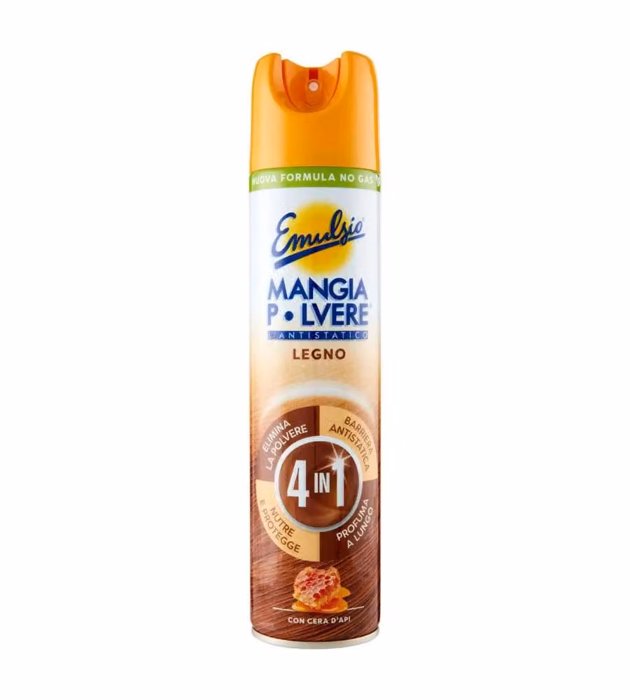 Emulsio Mangia Polvere l'Antistatico Legno 4 in 1 300 ml