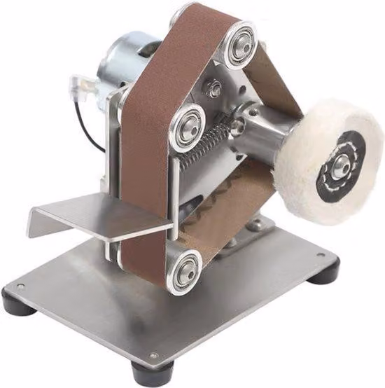 Mini smerigliatrice a nastro - 150 W - 7 velocità - Smerigliatrice compatta per gioielli e lavori di precisione