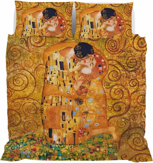 Parure copripiumino matrimoniale Klimt Datex