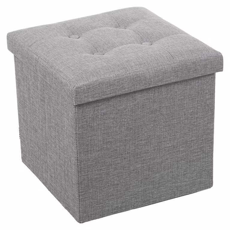Cuscino da seduta adesivo, in poliestere, colore grigio, dimensioni 38x38x38 cm
