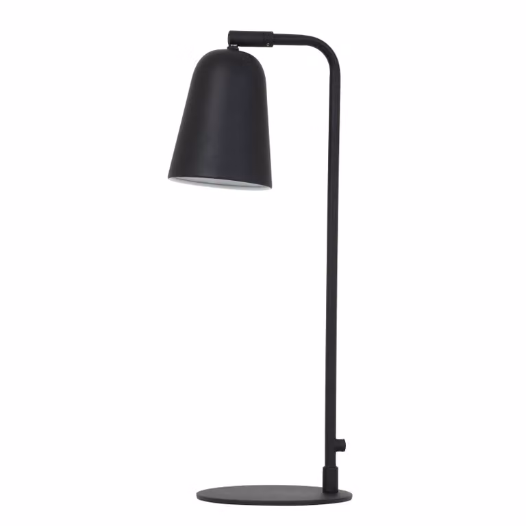 Lampada da tavolo - nero - Salomo - metallo - lampada da scrivania - E27 - 1819312 - Light & Living