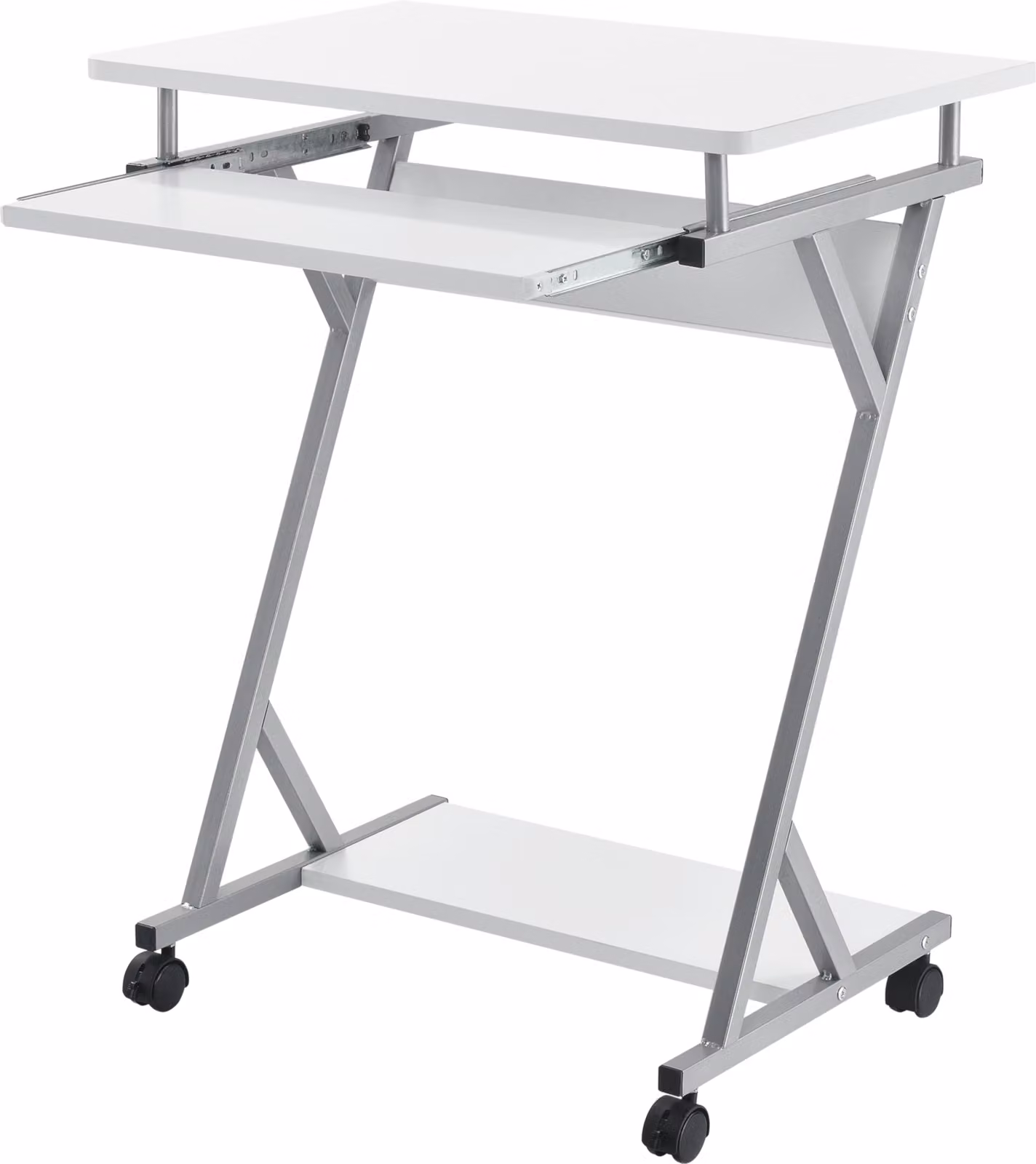 [Scrivania arrotolabile 60x40x75cm Bianco Scrivania arrotolabile per computer Scrivania per ufficio Scrivania per PC