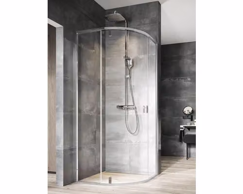 Cabina doccia a quarto di giro RAVAK Nexty NSKK3-80 alu+trasparente 3O644C00Z1