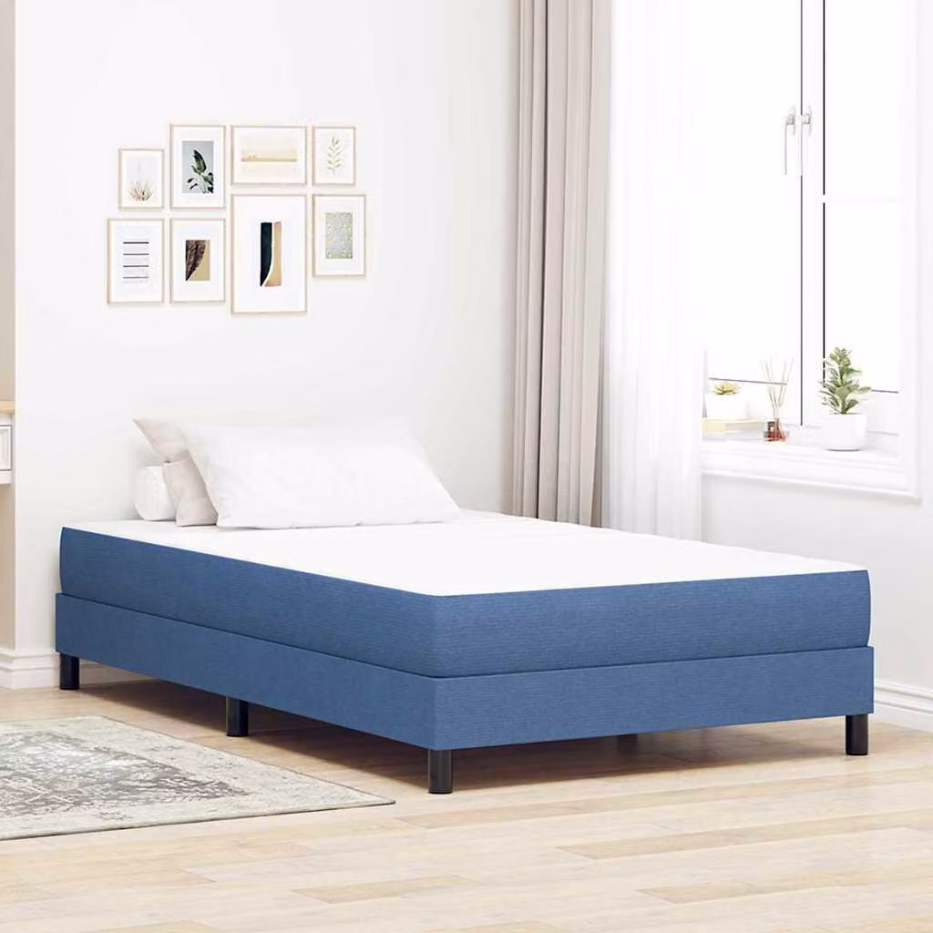 Maison Exclusive - Materasso con materasso blu 120 x 200 cm Tessuto