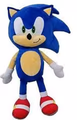 Peluche Sonic di Toys One, colore blu, Altezza: 50 cm