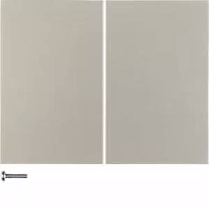 Berker 85142173 Pulsante doppio in acciaio inossidabile, verniciato Berker K.5