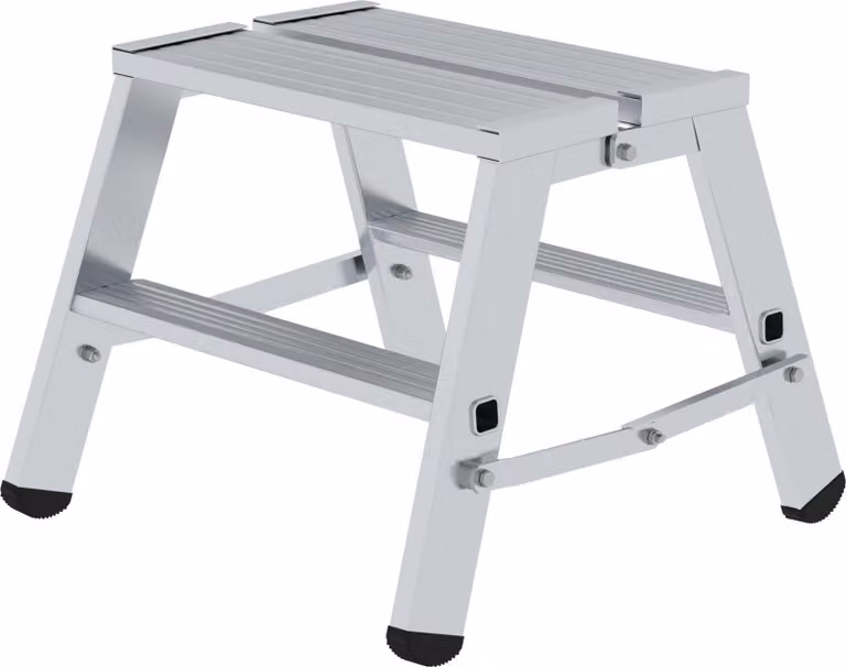 MUNK Klappodest beidseitig 2x2 Stufen Aluminium 150 kg