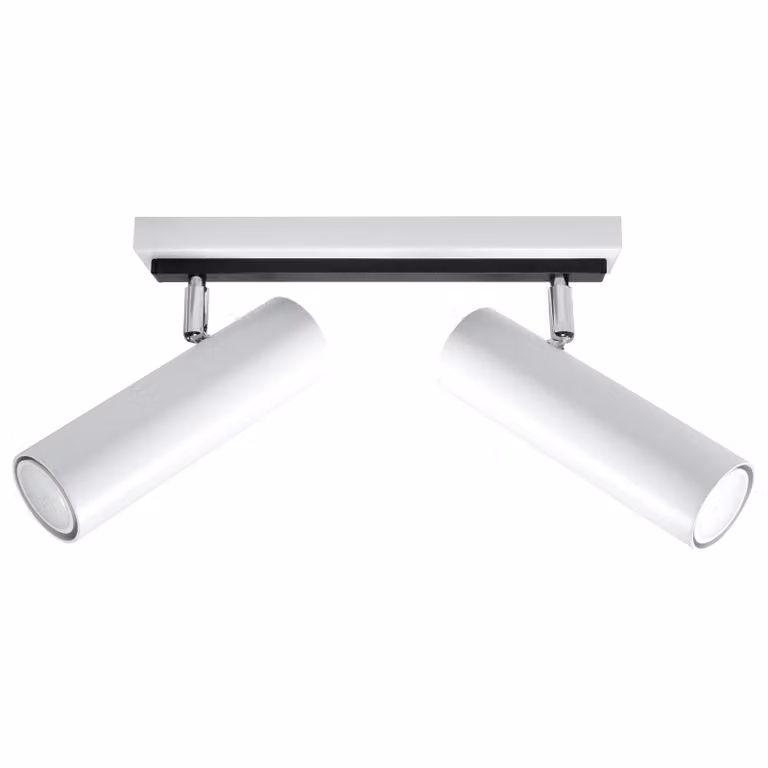 Lampada da soffitto DIREZIONE 2 bianco 2xGU10 10W acciaio 20x6x30cm Sollux Lighting