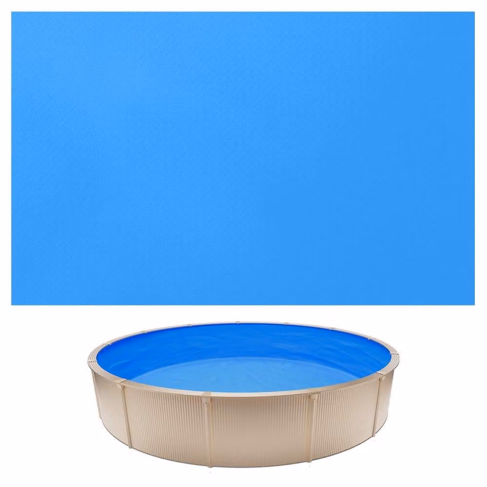 Pellicola per piscina, rotonda - Diametro 360 cm - PVC da 0,4 mm - Blu - Pellicola di ricambio