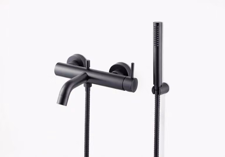 Miscelatore vasca esterno Vema MAIRA V27081 - Nero Opaco