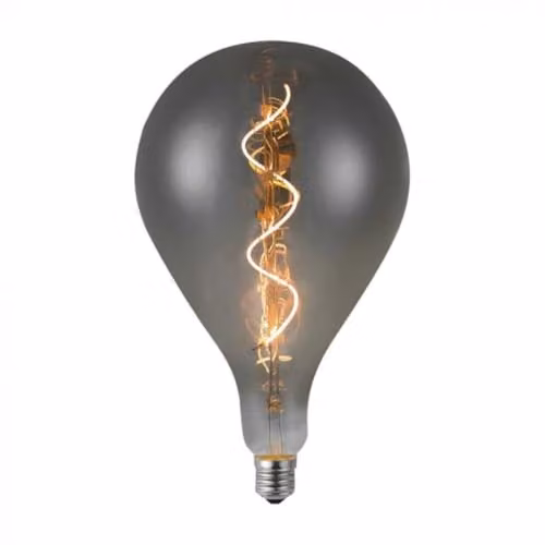 V-TAC Lampadina LED E27 4W B160S Filamento a Spirale Vetro Fumé 2700K