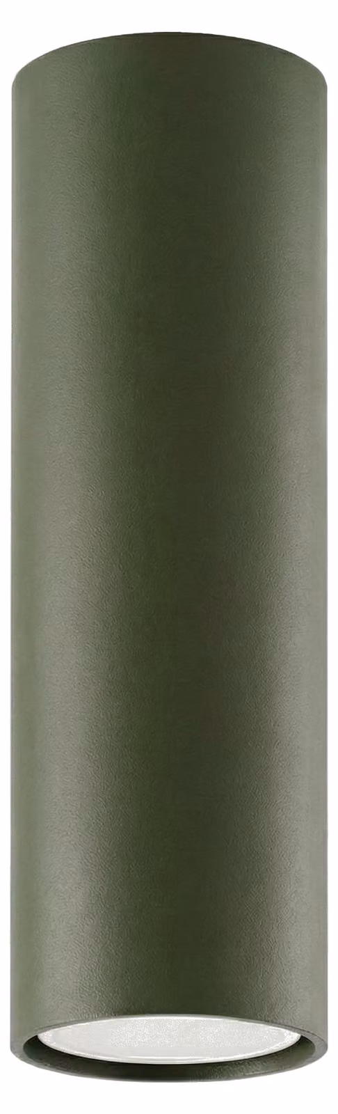 Plafone LAGOS 20 verde oliva 1xGU10 10W acciaio 20x6x6 cm Sollux Lighting