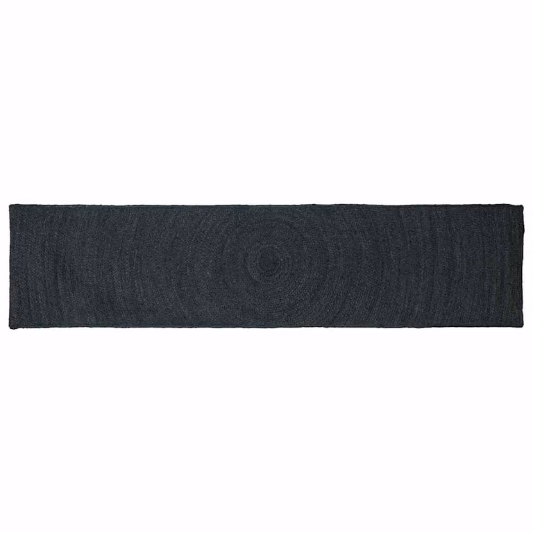 Tappeto in juta vidaXL per area, rettangolare, grigio antracite, L: 300 cm, P: 60 cm