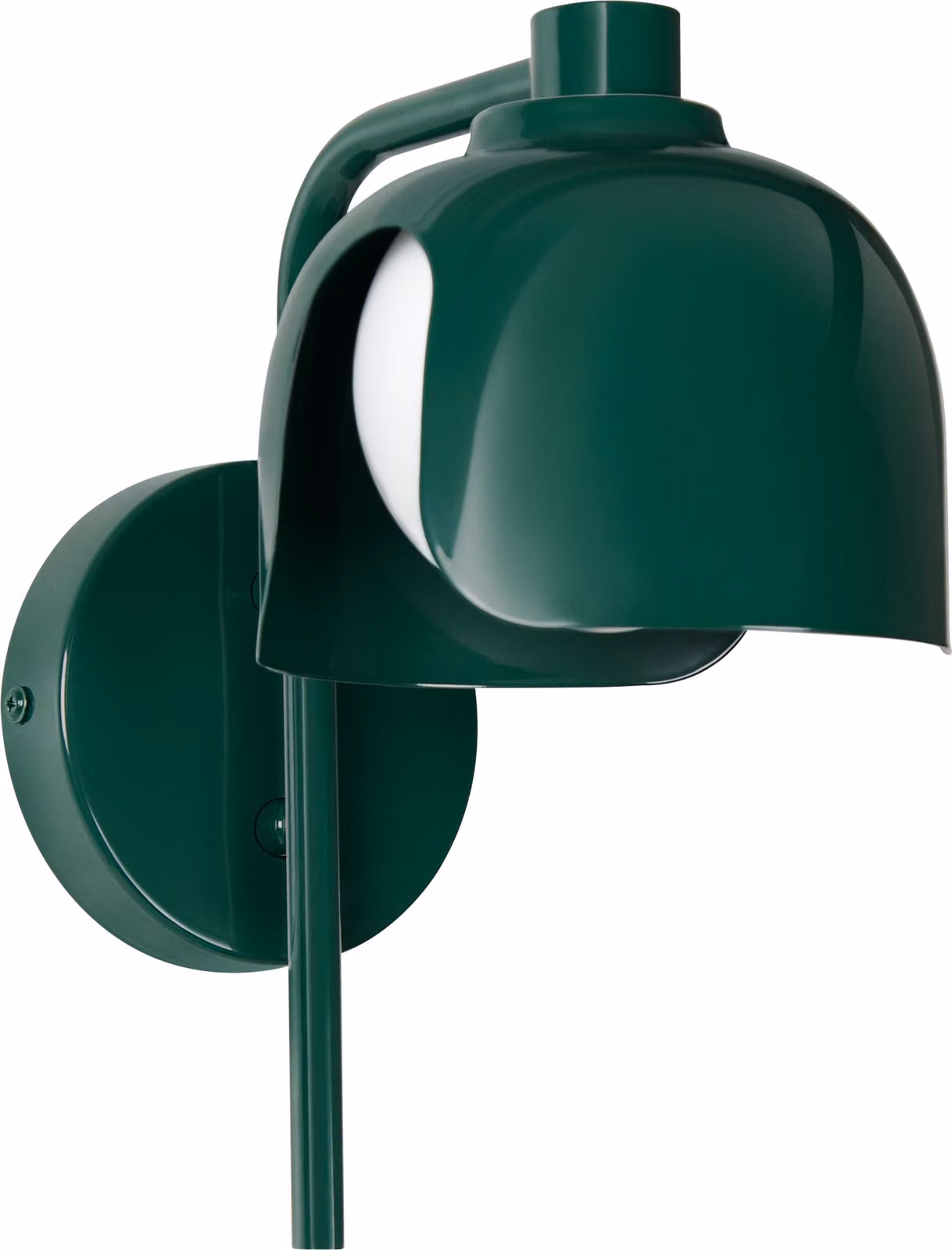 OSRAM Decor Corolle Applique da parete, vetro metallico verde, attacco G9, cavo tessile, stile retrò