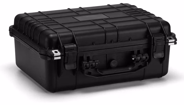 Custodia portautensili in plastica, 16 pollici, impermeabile con inserto in schiuma, grado di protezione IP67, dimensioni 40,6 x 33,5 x 17,8 cm