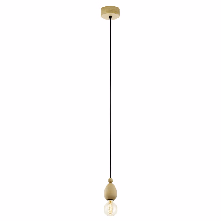 Eglo lampada a sospensione Avoltri E27 max. 60W IP20 legno rovere