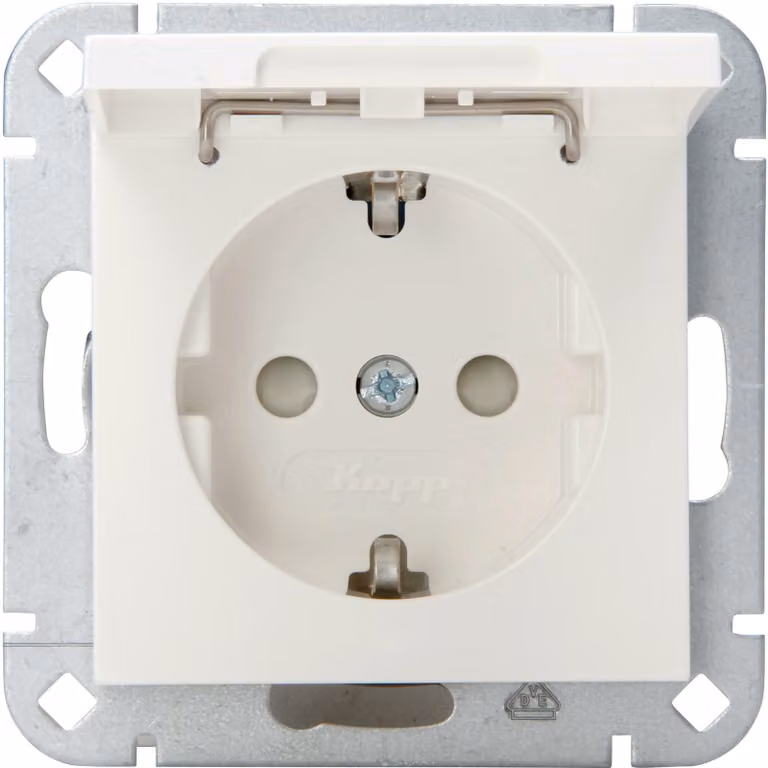 HK07 Presa Schuko-BS-KD bianco puro