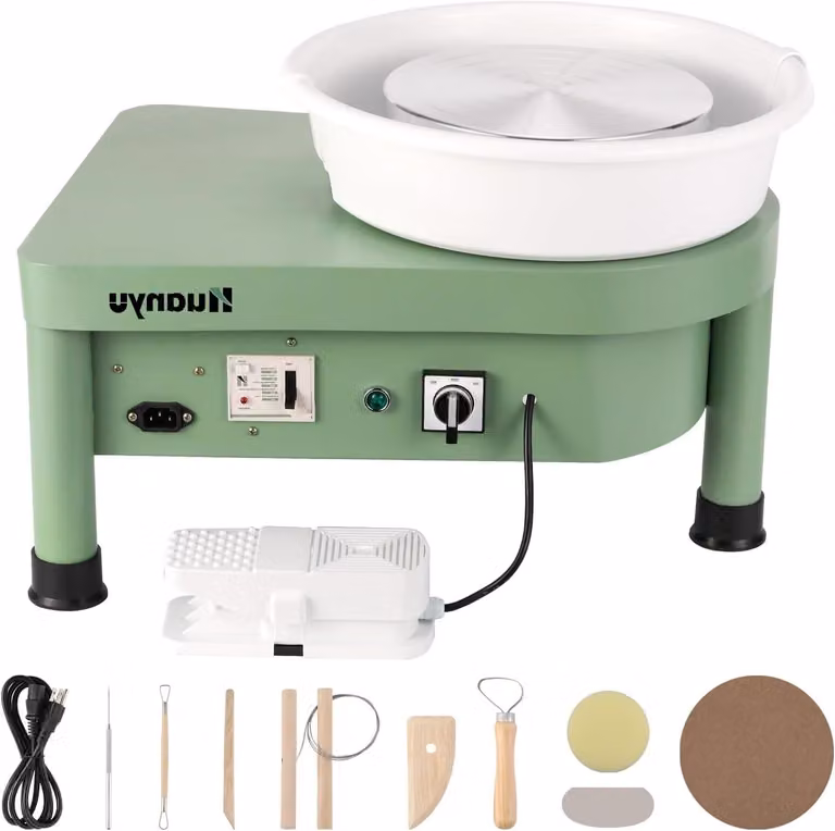 Tornio elettrico per Vetroceramica - Macchina per la Vetroceramica - Piano girevole per Vetroceramica - Tavolo girevole per argilla