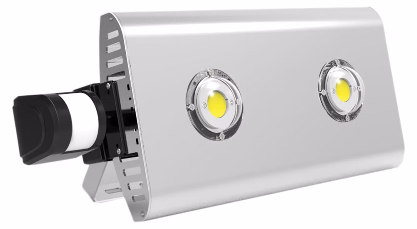 Faretto LED da 80 W con sensore COB, illuminazione esterna, dimensioni 20x20x15 cm