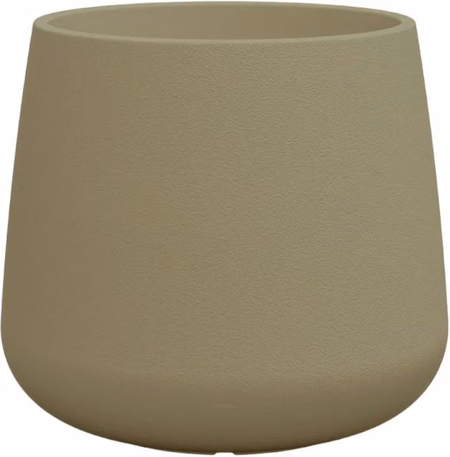 Vasi Monacis Goccia 55 e Goccia Top 75 in Resina Made in Italy, Design Moderno e Rotondo, Disponibili in Bianco, Grigio, Antracite, Bronzo e Beige