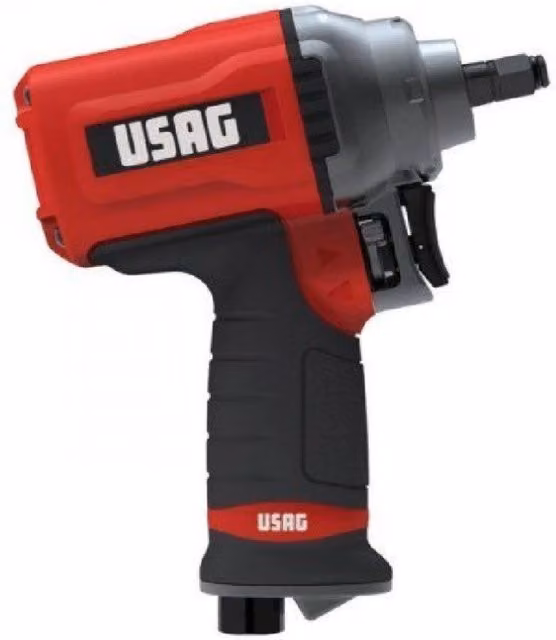 Avvitatore ad impulsi pneumatico Usag 942 PC1 in titanio da 1/2 pollice, colore rosso