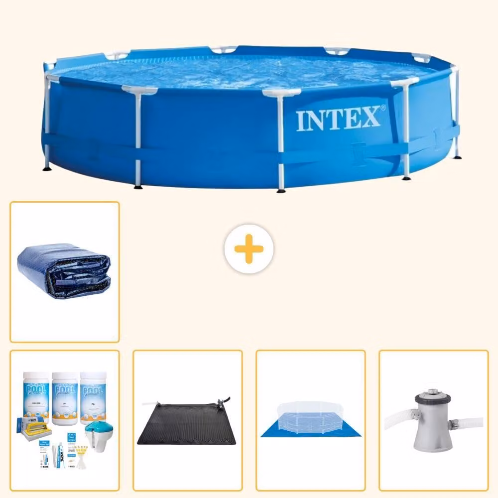 Piscina autoportante rettangolare - 305x76 cm - 6 pezzi - Modello S20420