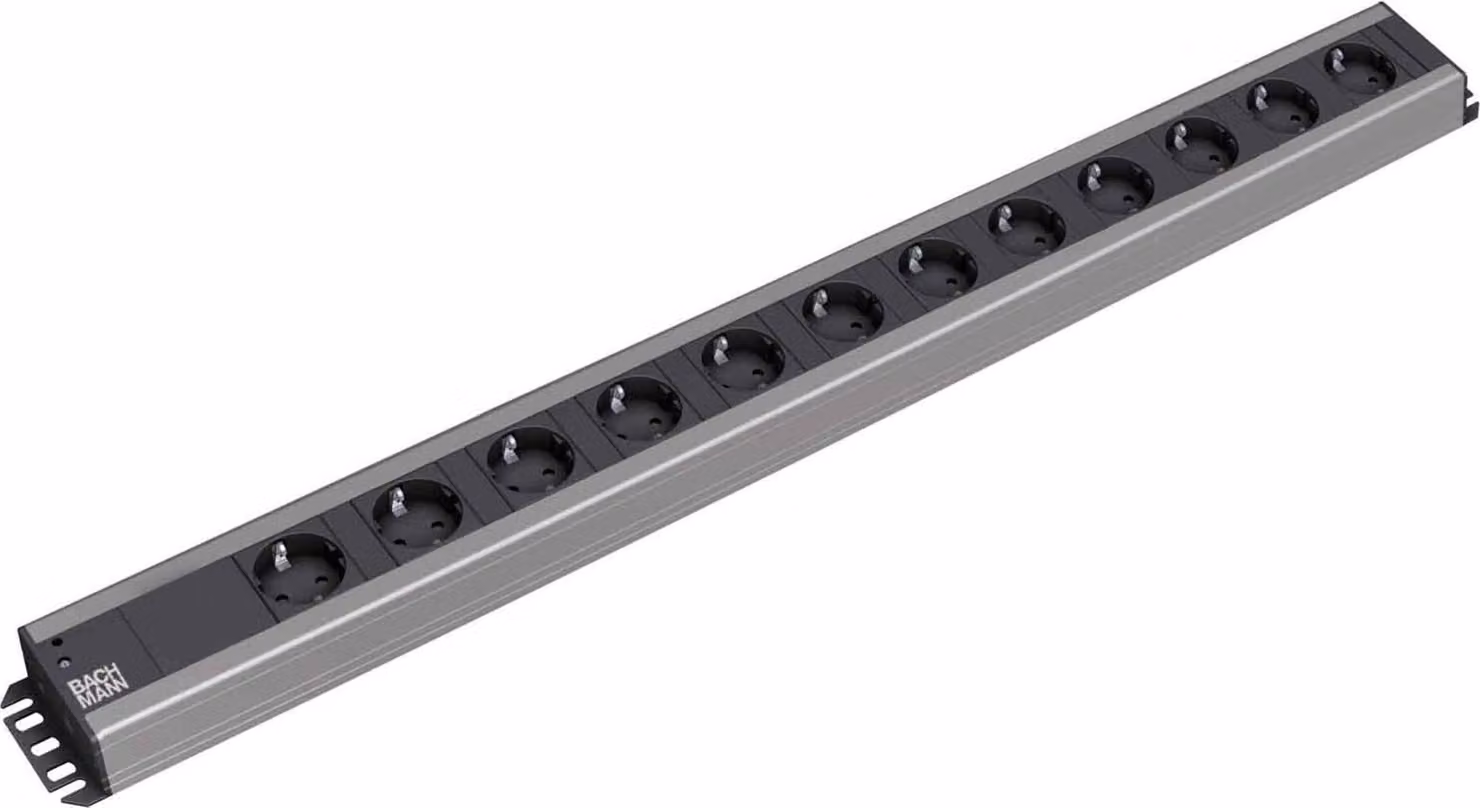 BACHMANN HANDWERKER Steckdosenleiste - 12-fach - ohne Schalter (300.002)