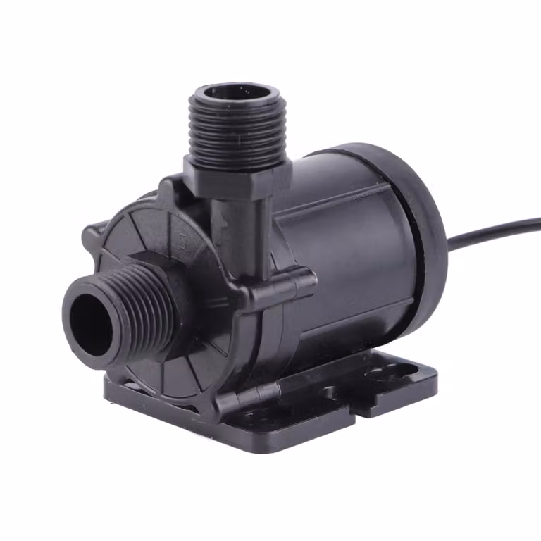 Pompa ausiliaria, motore brushless, silenzioso, DC 12 V, 30 W, 800 l/h, corsa di mandata 12 m per il riscaldamento