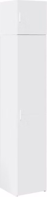 Mobile Sottile Bianco 40x42,5x225 cm in Truciolato CFW1408810