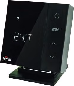 Termostato modulante Ferroli Connect EVO Zone per massimo 8 zone, colore nero, modello 013053XA