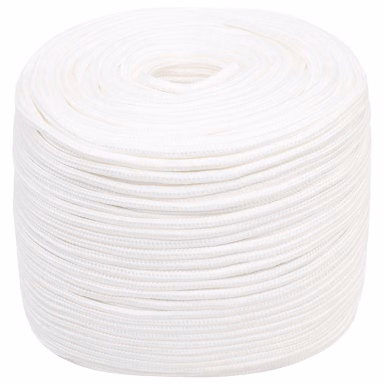 vidaXL Corda multiuso in plastica bianca da 10 mm, lunghezza 250 m