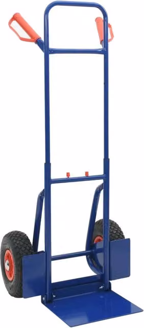 Carrello Pieghevole Estensibile Blu e Rosso 49,5 x 53 x 114 cm CFW9392505