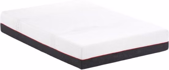 Materasso matrimoniale Olmio Effezeta Italia in memory foam con tessuto antibatterico e rivestimento sfoderabile, colore bianco, L: 160 cm, P: 190 cm, H: 25 cm