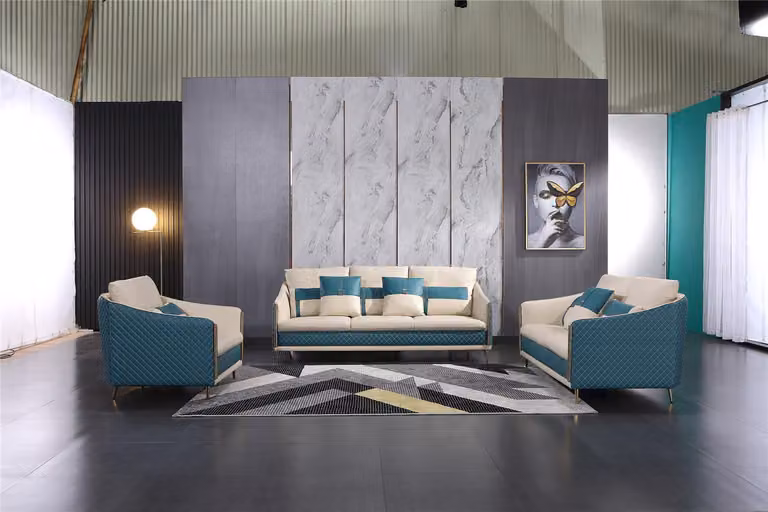 Sofagarnitur 3+2+1 Sitzer Sofa Sitz Couch Polster Garnitur Moderne Couchen