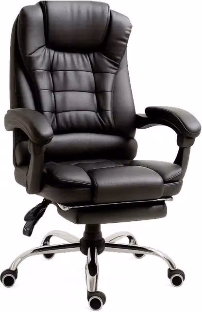 Sedia da ufficio - Ergonomica - Regolabile - Supporto per gambe - Ruote piantone