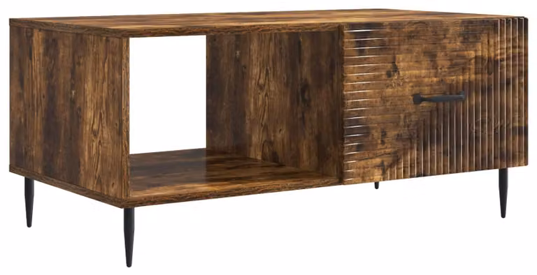 Tavolino da salotto Rovere Fumo 90 x 50 x 40 cm
